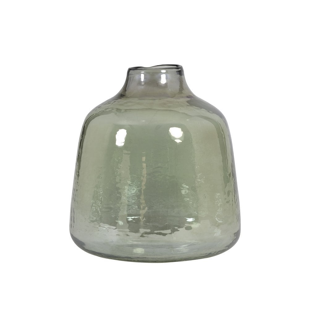 Vase 20.5x23cm - Robin Glass Olive Green