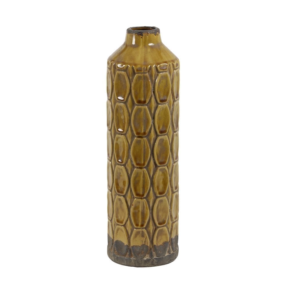 Vase Deco 13.5x43.5cm - Baluran Ocher Brown