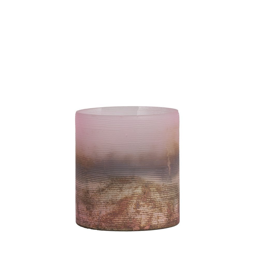 Tealight 10x11cm Valerio Matted Pink-Ox Copper