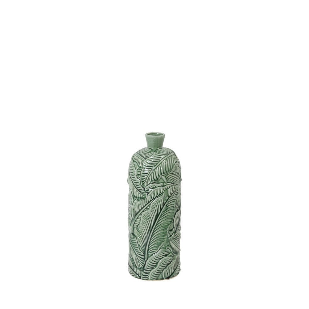 Vase Deco 16.5x43cm - Lavero Ceramics Seagreen