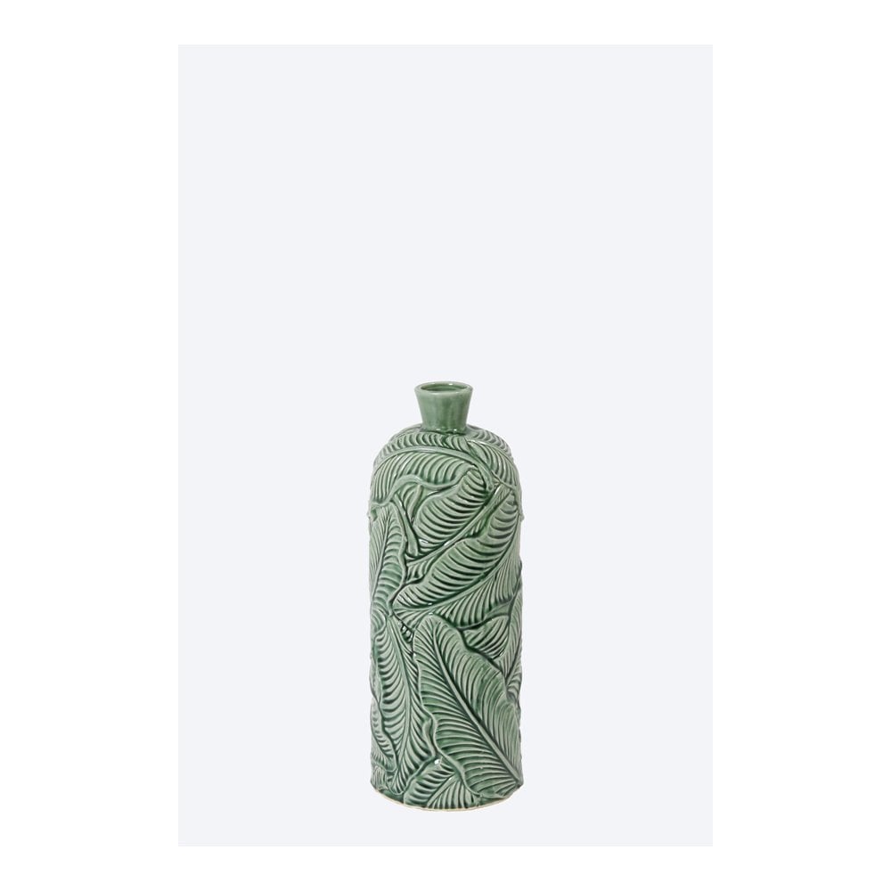 Vase Deco 16.5x43cm - Lavero Ceramics Seagreen