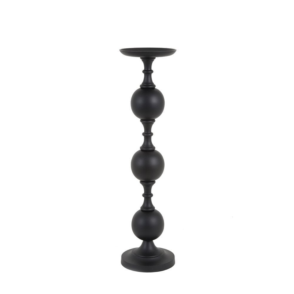 Candle Holder 17x67cm Lesane Matted Black