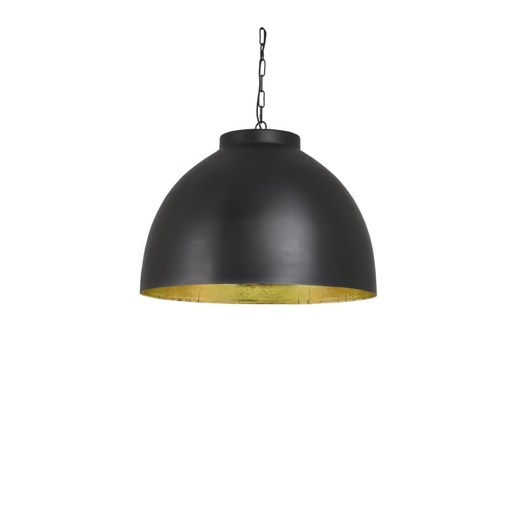 Hanging Pendant Lamp D60x42cm Kylie Extra Large Black Gold