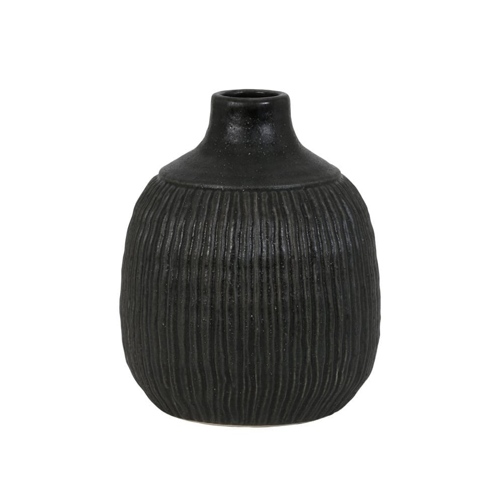 Vase Deco 21x26cm - Salvada Black