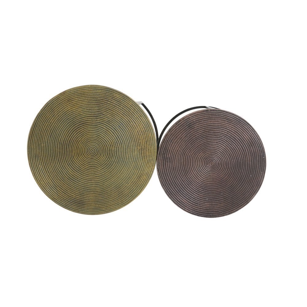 Living Room and Bedroom Side Table Talca Copper Bronze (49x52cm)