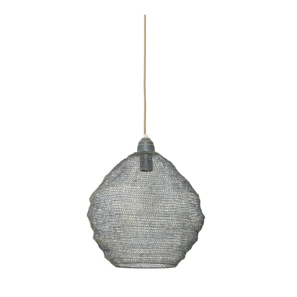 Hanging Pendant Lamp D38x42cm Nina Wire Green Gold