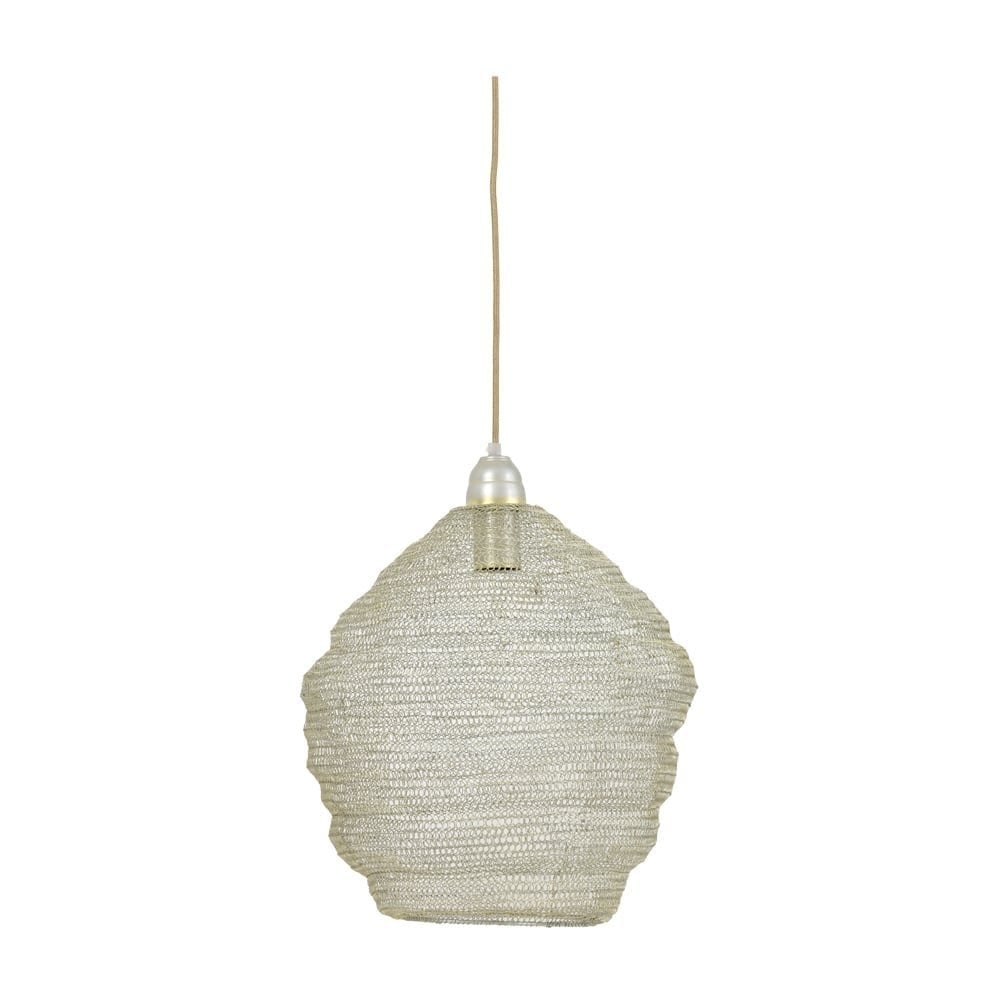 Hanging Pendant Lamp D38x42cm Nina Wire Champagne