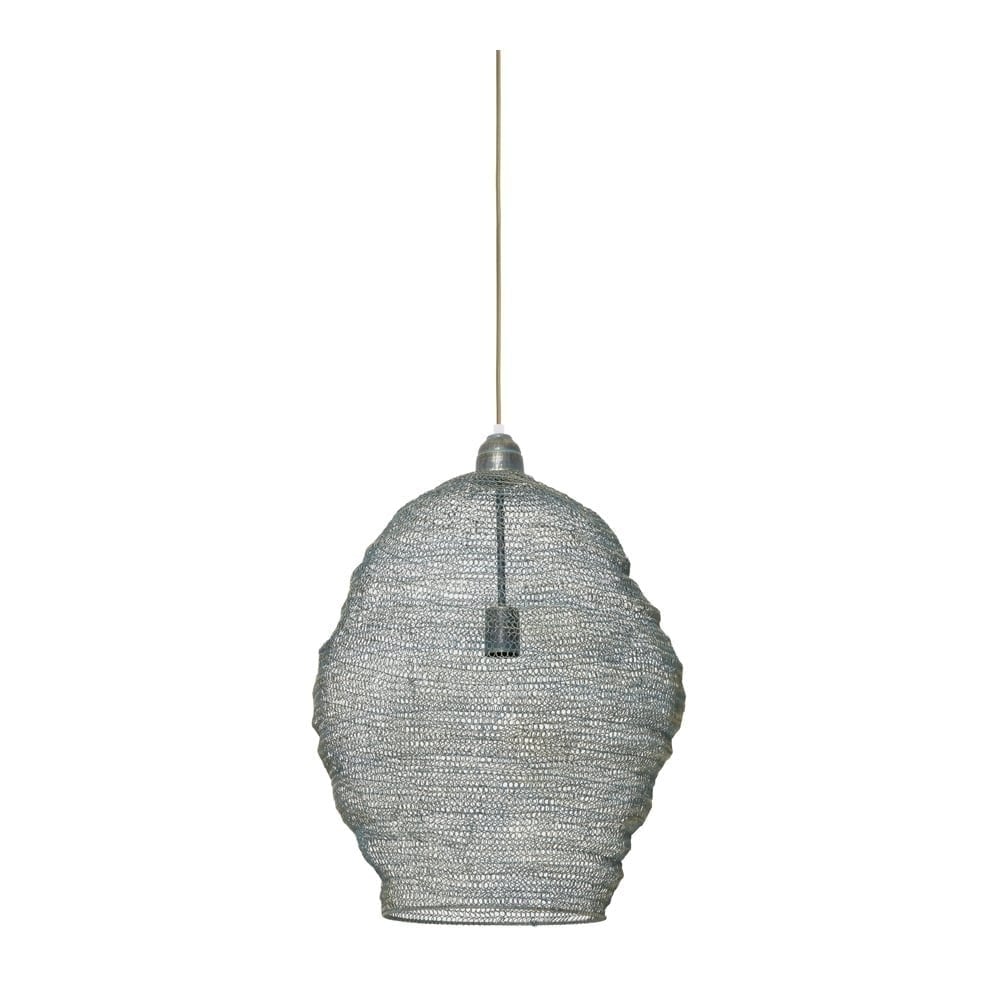 Nordic Wire Mesh Hanging Pendant Lamp Pendant. 45x60cm. Nikki Wire Green Gold