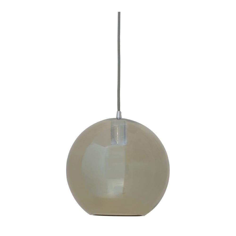 Hanging Pendant Lamp D30x32cm Shiela Metallic Amber