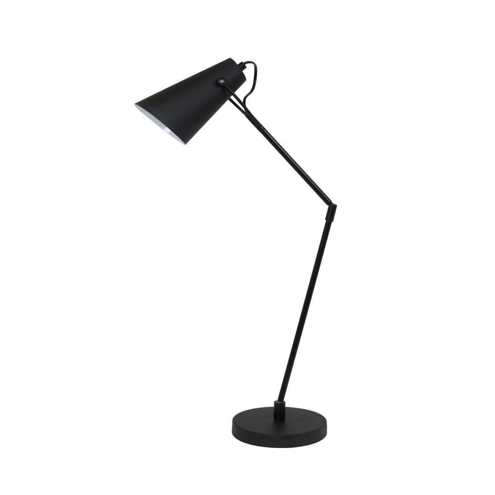 Desk Lamp 76.5x18x89.5cm Borre Matted Black / Shiny White