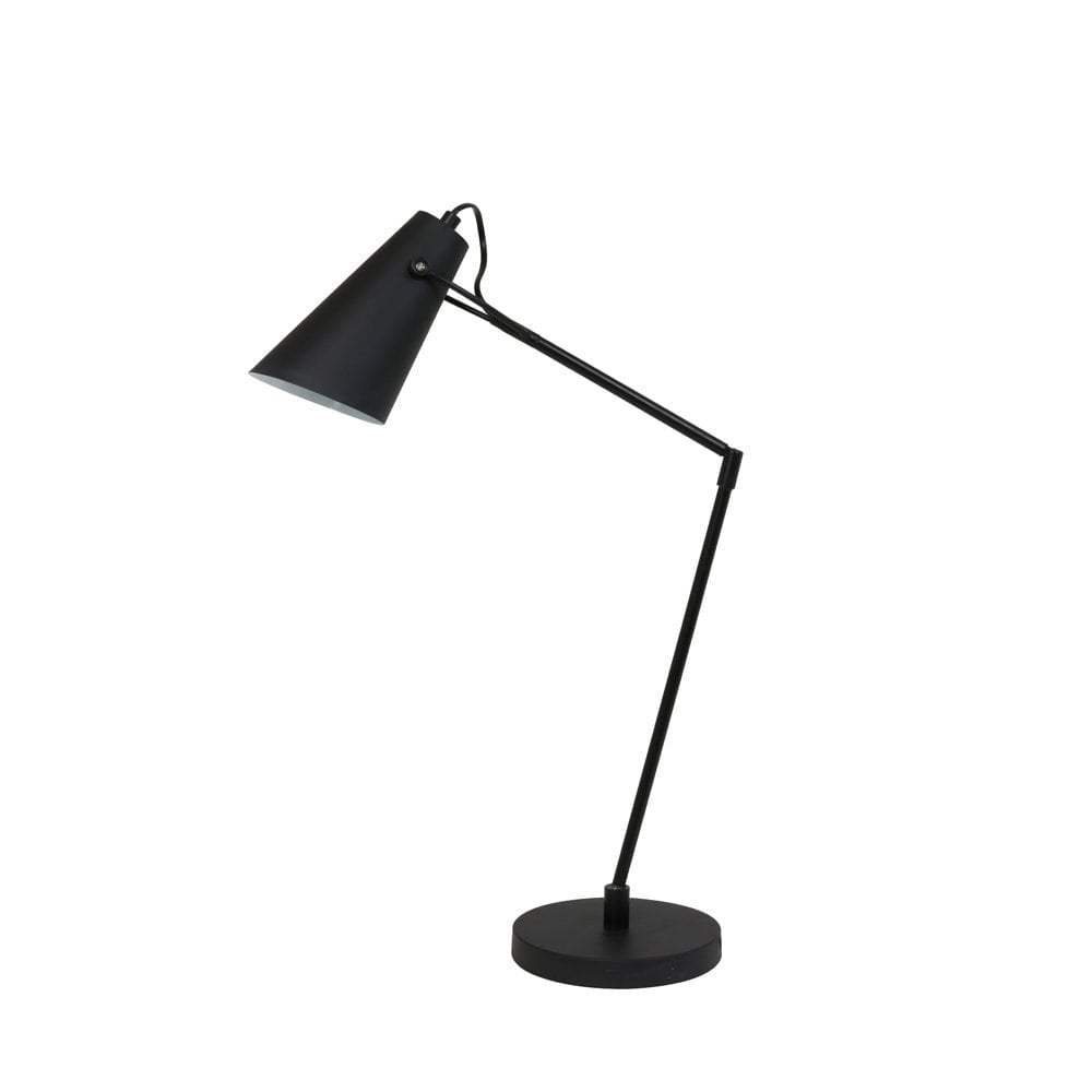 Desk Lamp 76.5x18x89.5cm Borre Matted Black / Shiny White