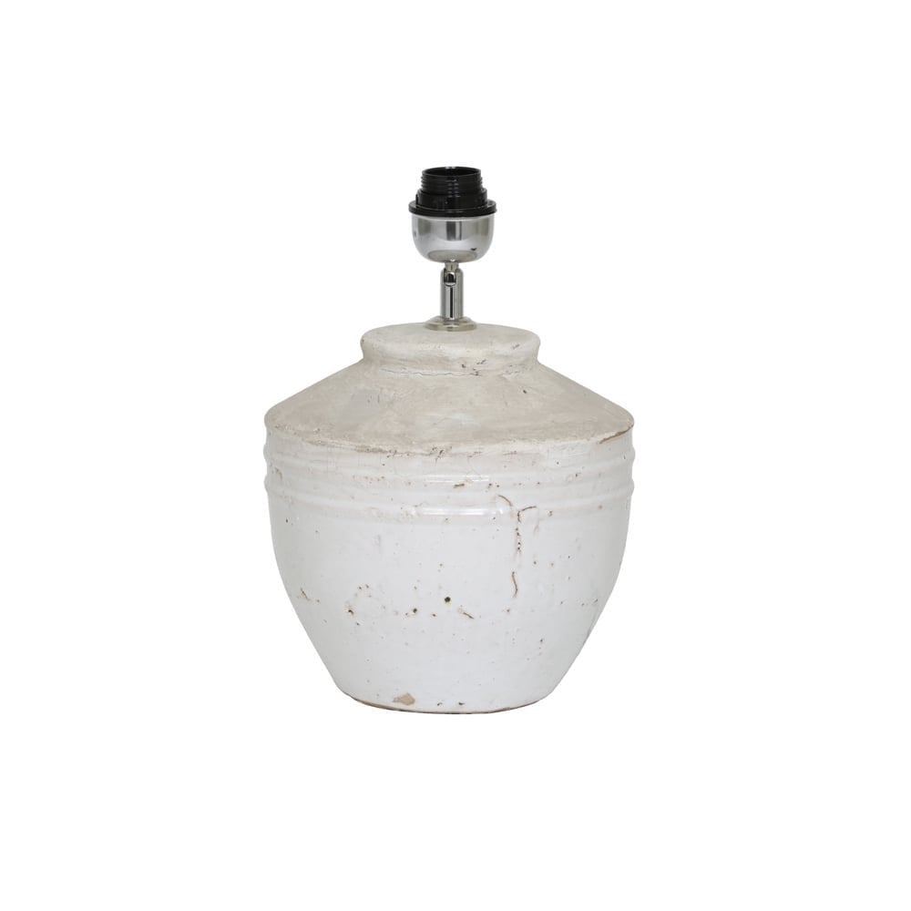 Lamp Base 25x35cm Toba Medium Antique White