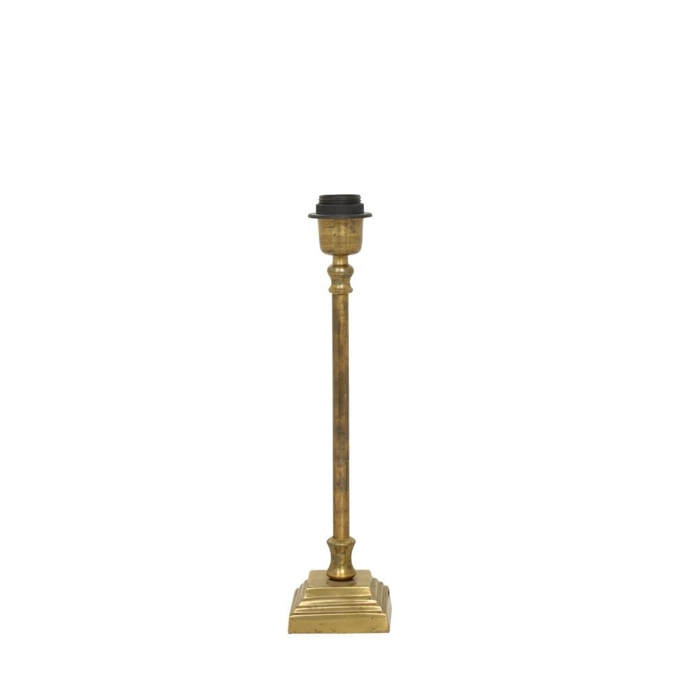 Lamp Base 9x9x40cm Puri Antik Bronze