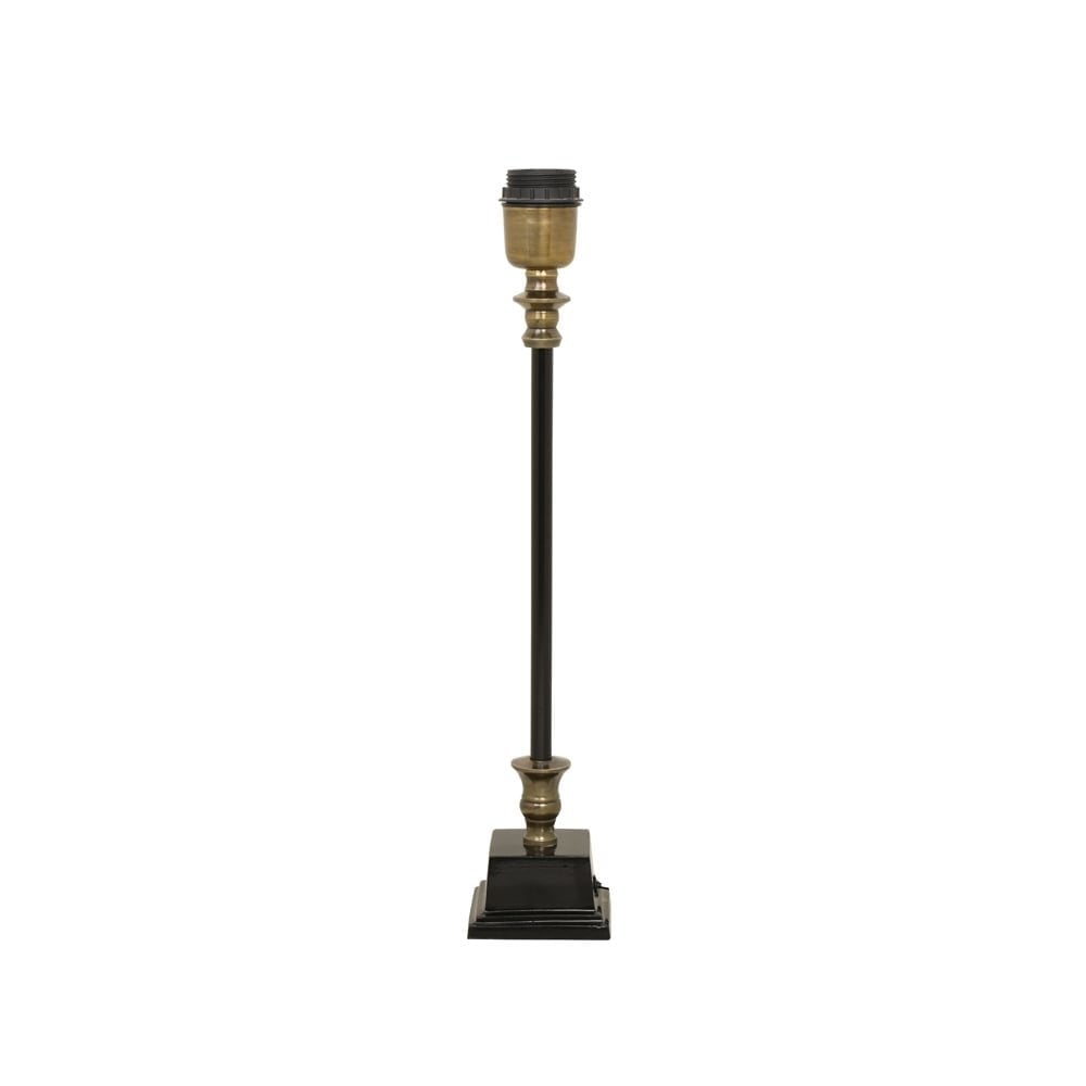 Lamp Base 8x8x44cm Rangpur Black Antik Bronze