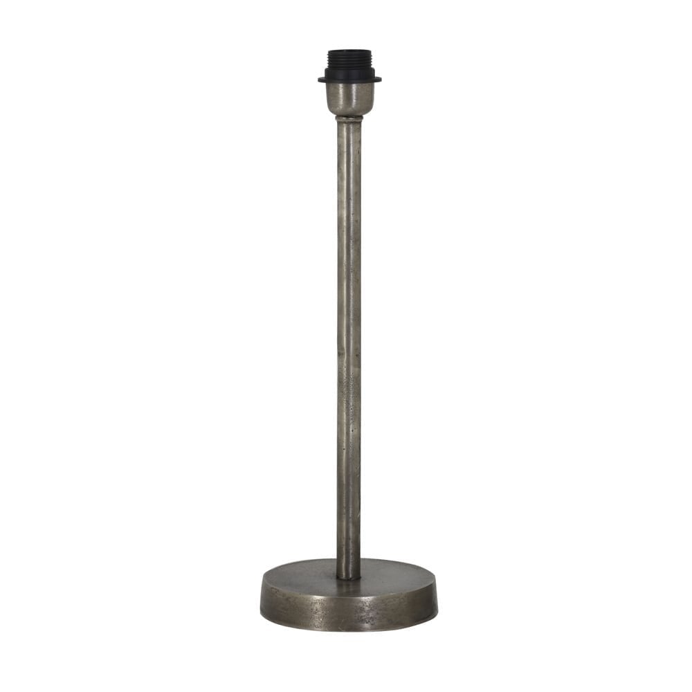 Lamp Base 16x50cm Undai Dark Raw Nickel