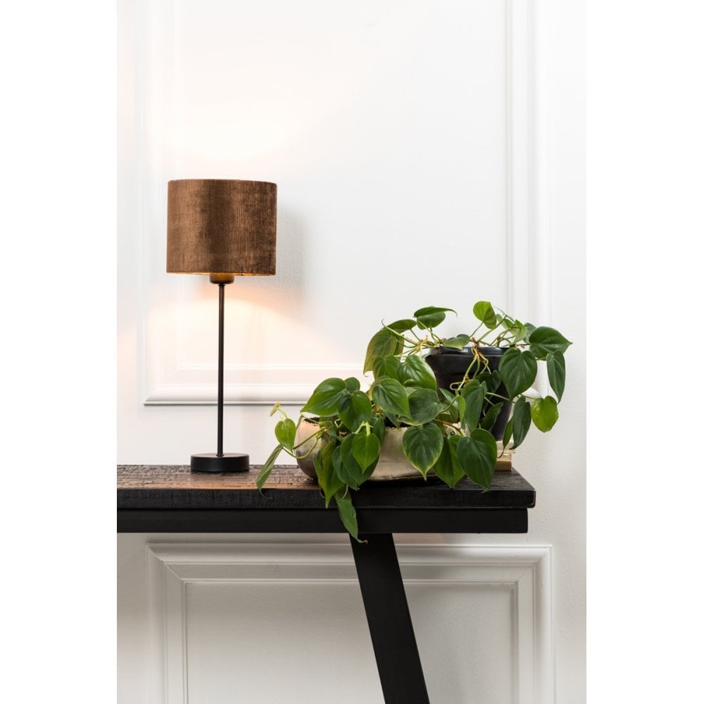 Lamp Base 10x38cm Houston Matted Black