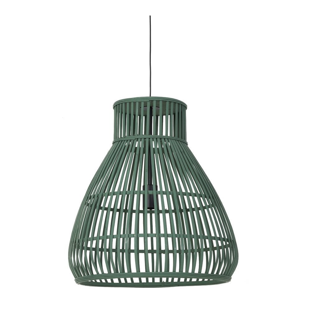 Hanging Lamp 46x51cm Timaka Rattan Green