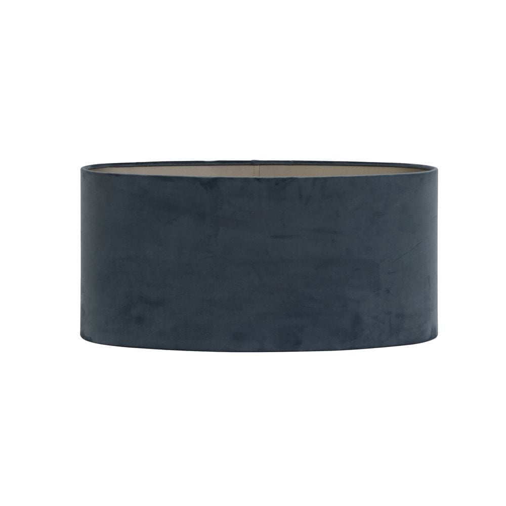 Shade Oval Straight 45-45-22 Cm Velours Dusty Blue