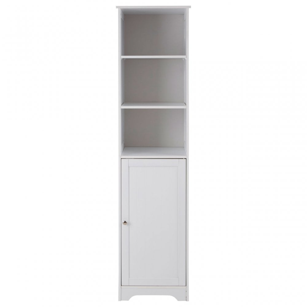 Portern Single Door Cabinet White