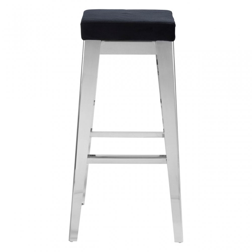 Lattica Silver Bar Stool Silver