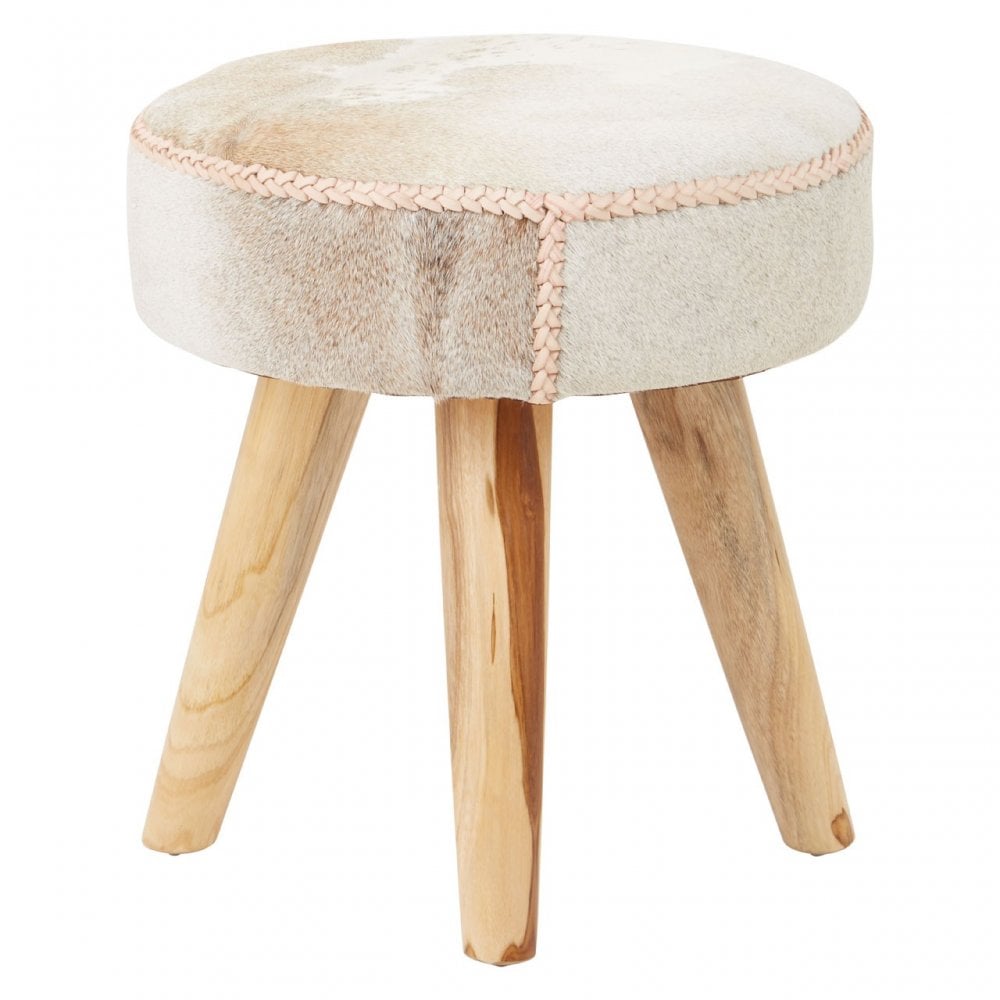 Kourtnai Round Stool Natural