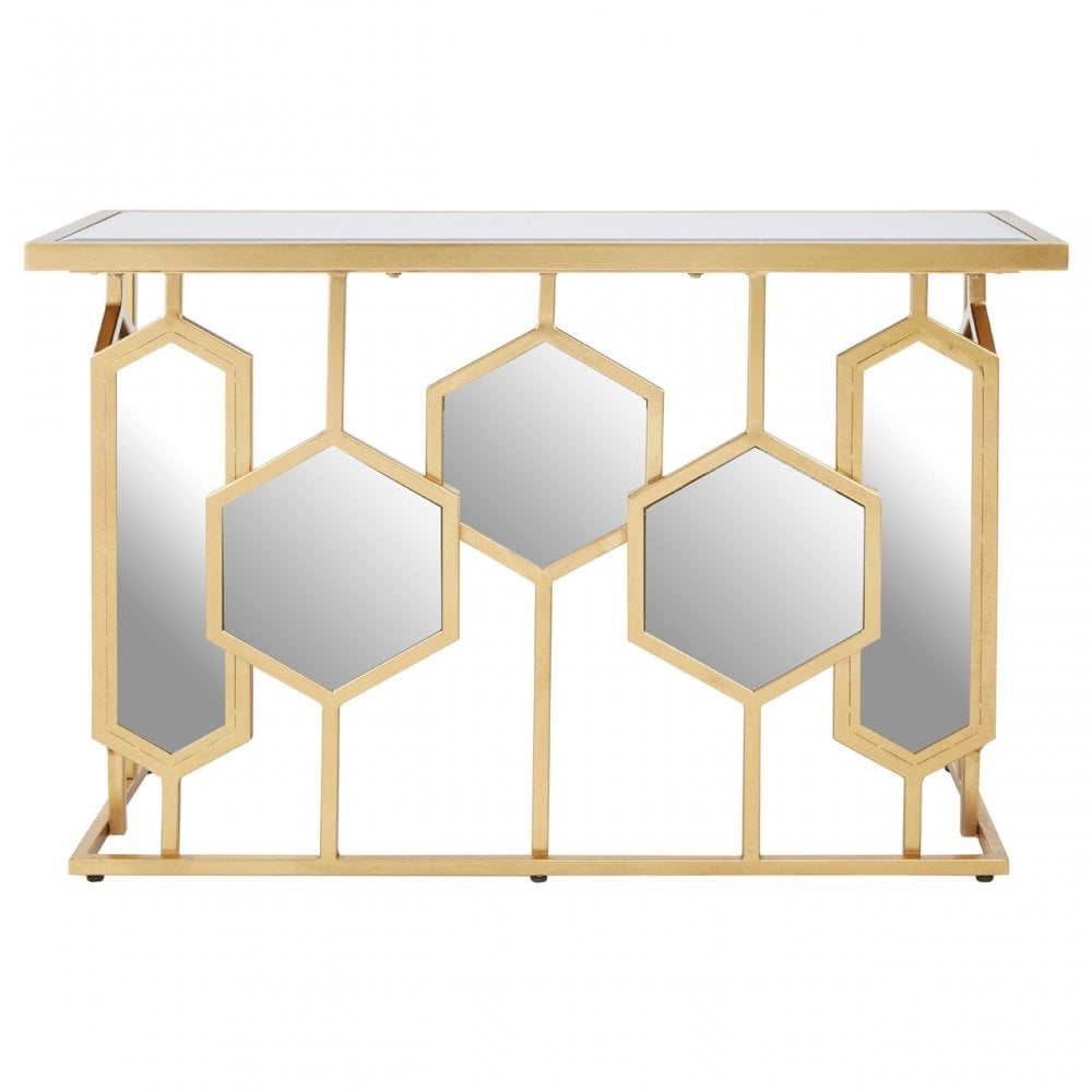 Rio Console Table Gold