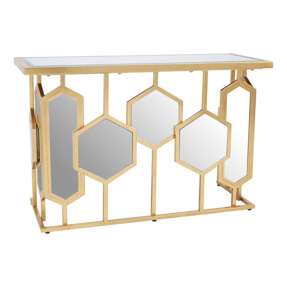 Rio Console Table Gold