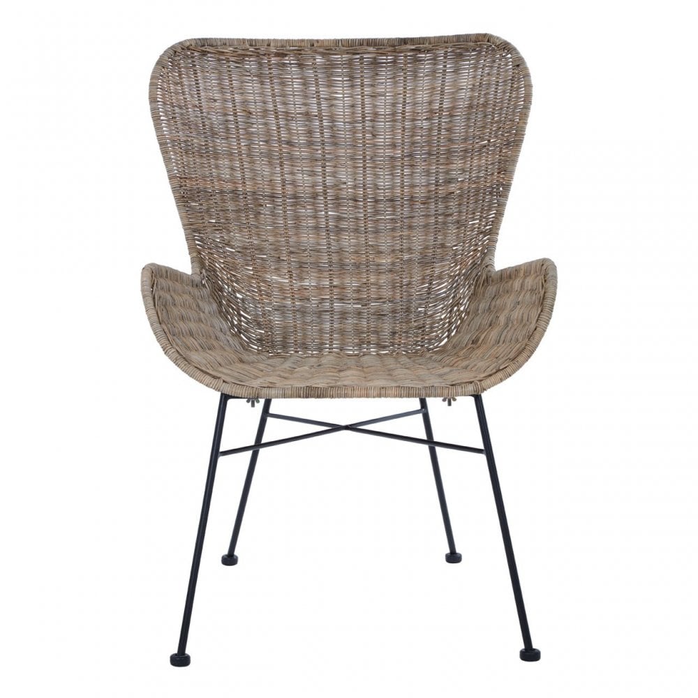 Manado Curved Design Chair Natural