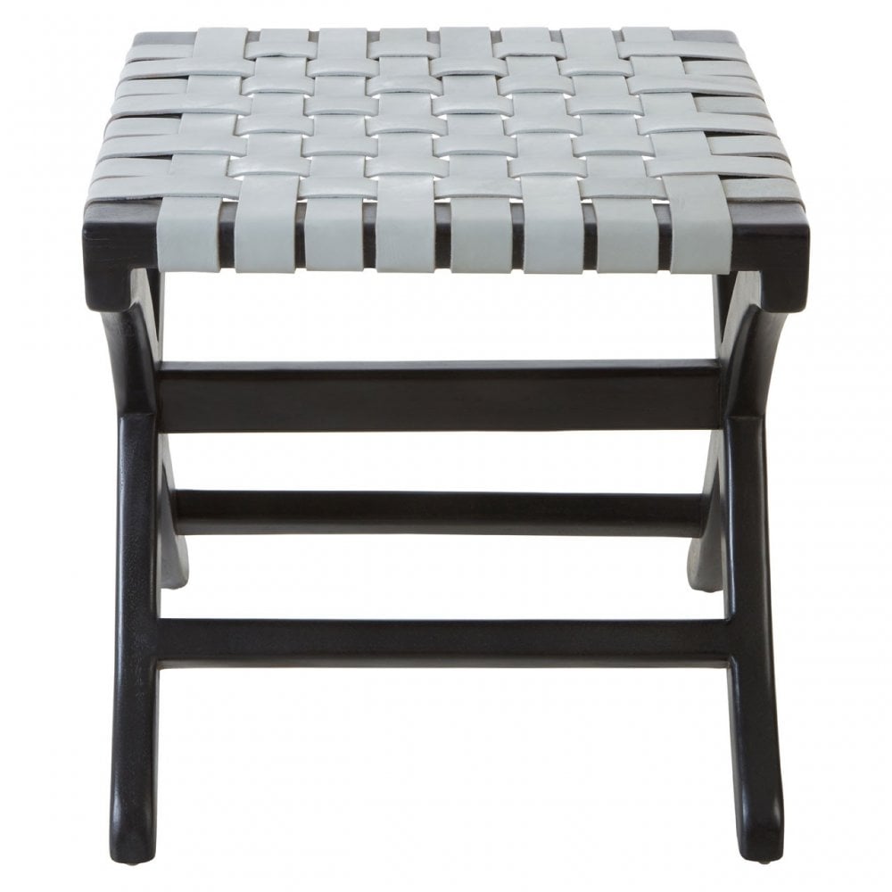 Kourtnai Grey Stool Black