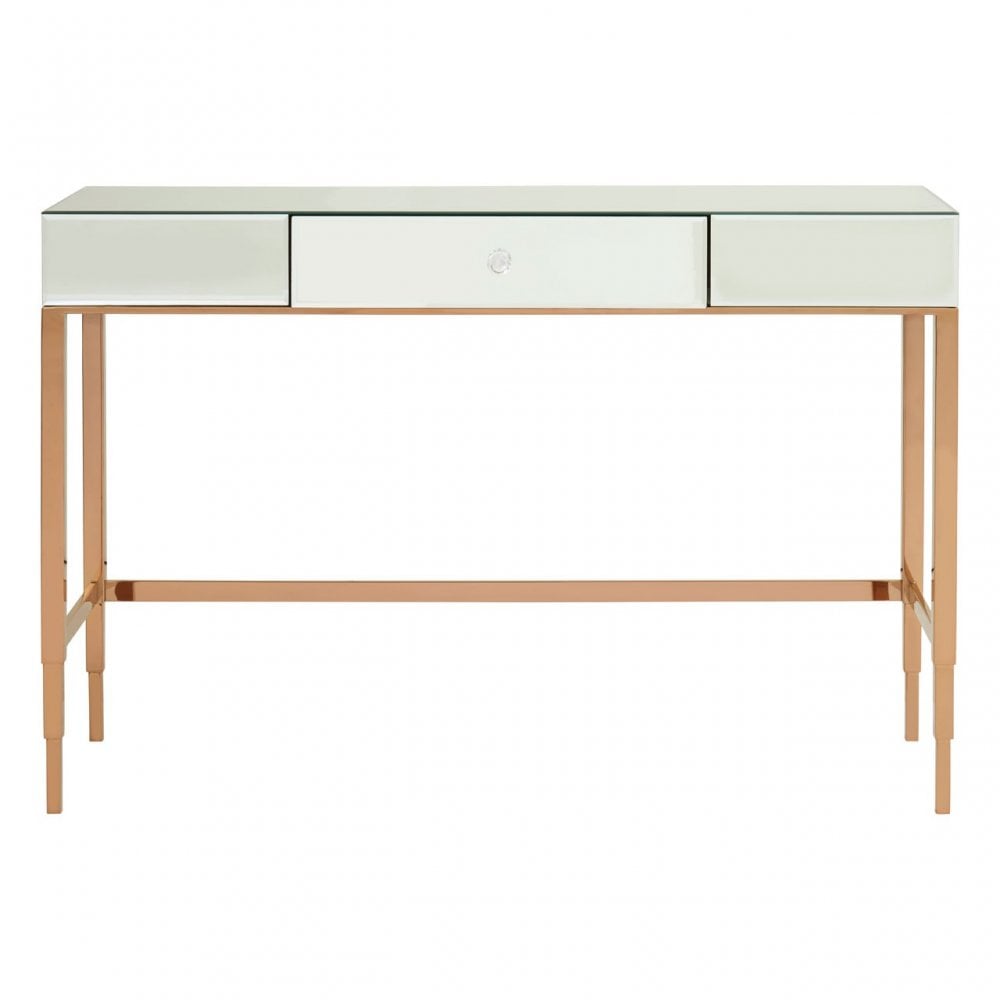 Goldie Console Table Rose Gold