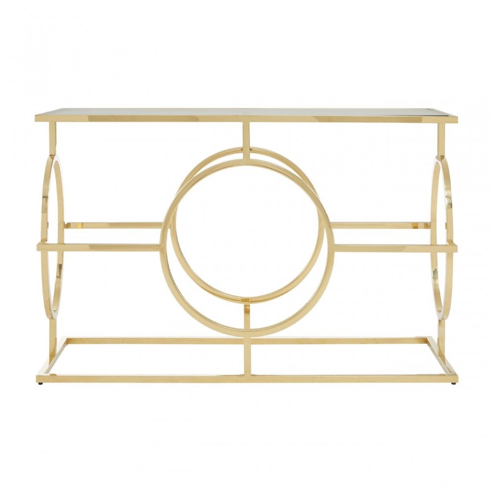 Roena Console Table Gold