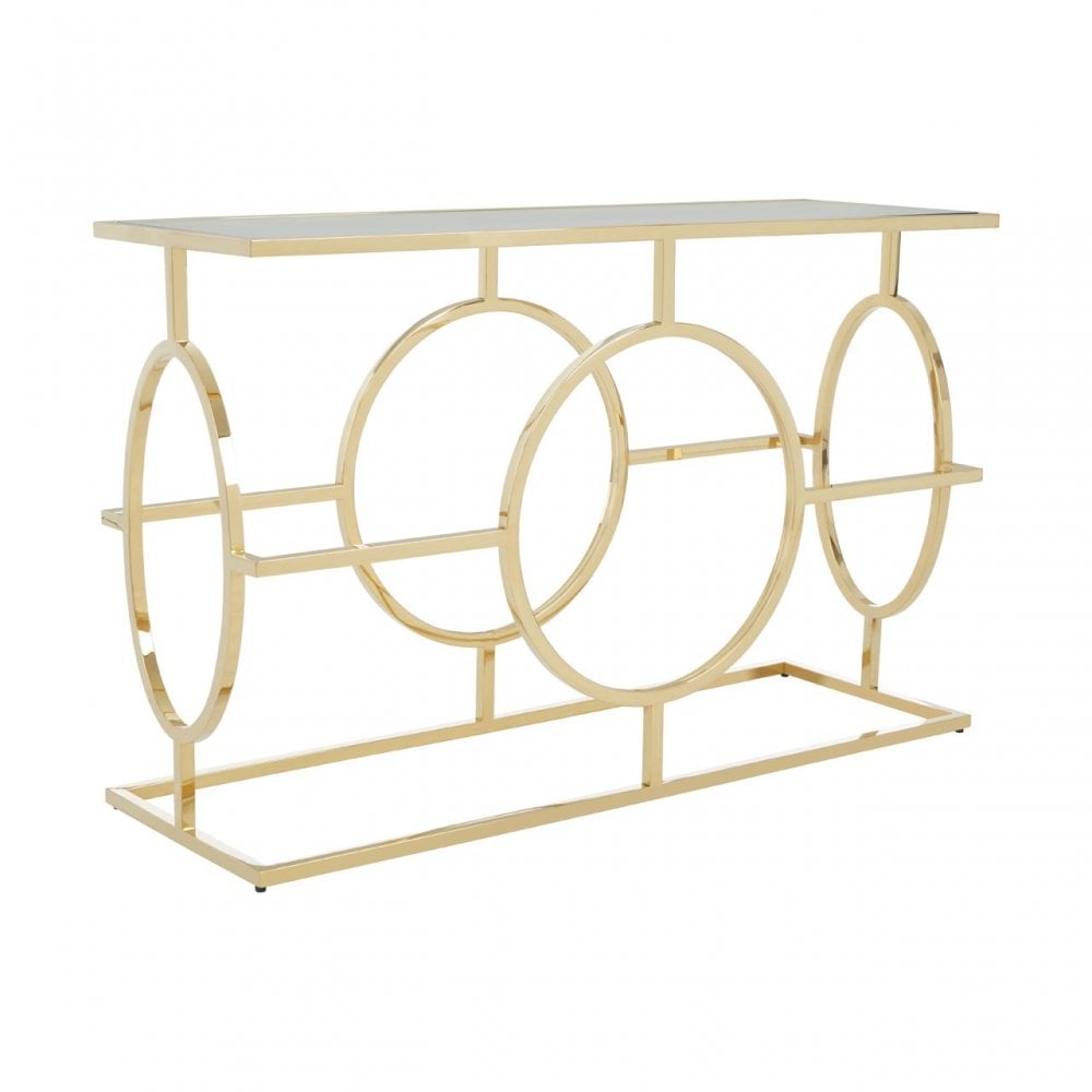 Roena Console Table Gold