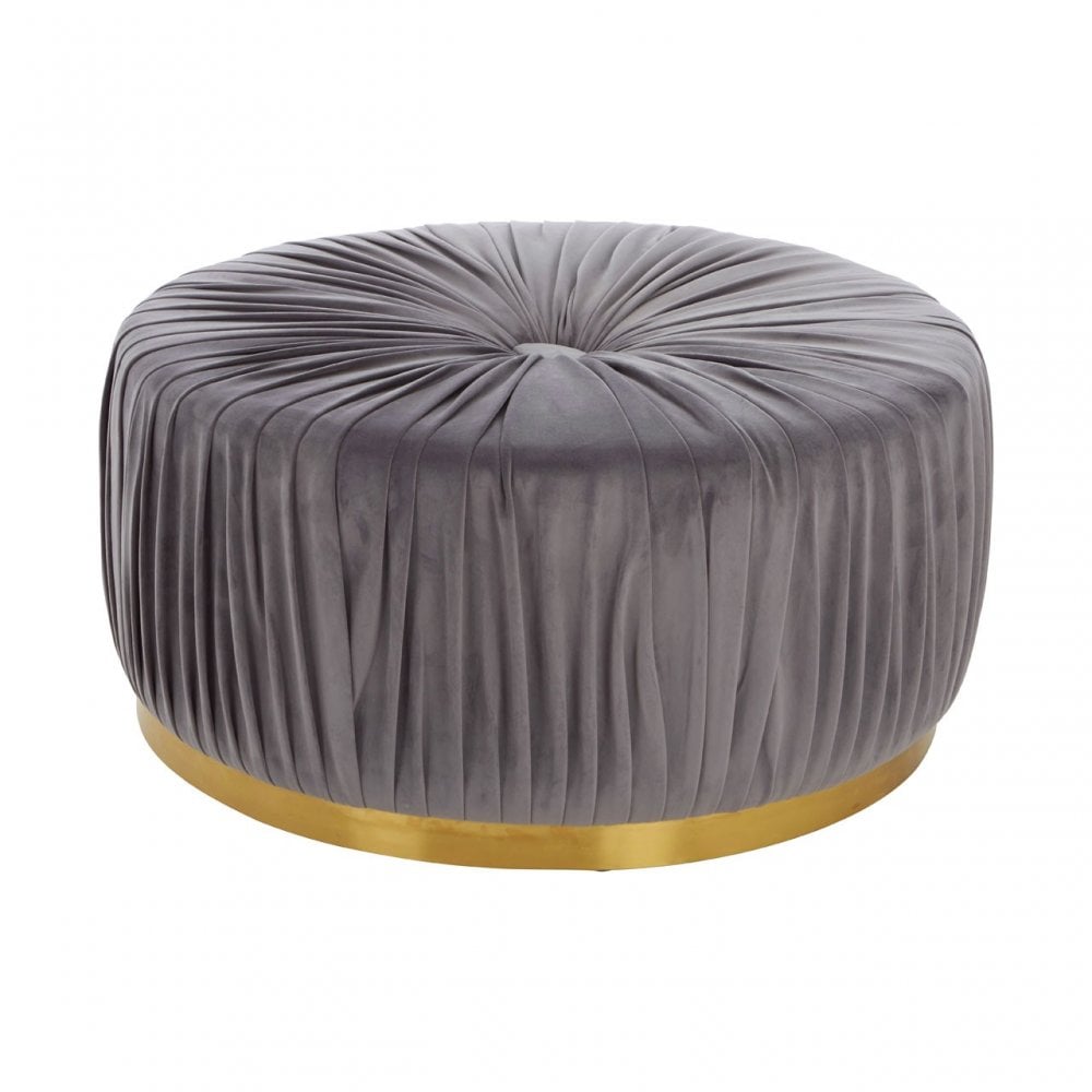 Shea Grey Footstool Grey