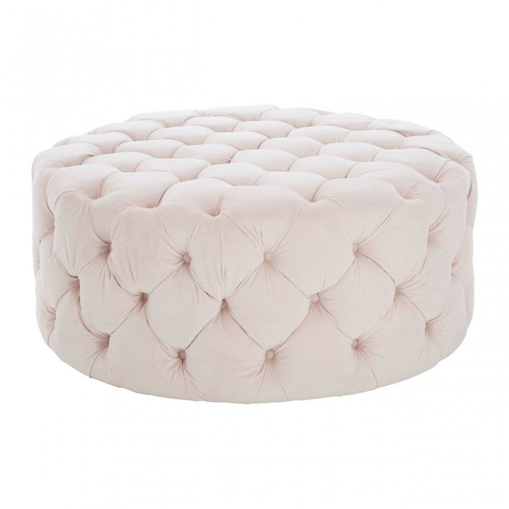 Suri Footstool Pink