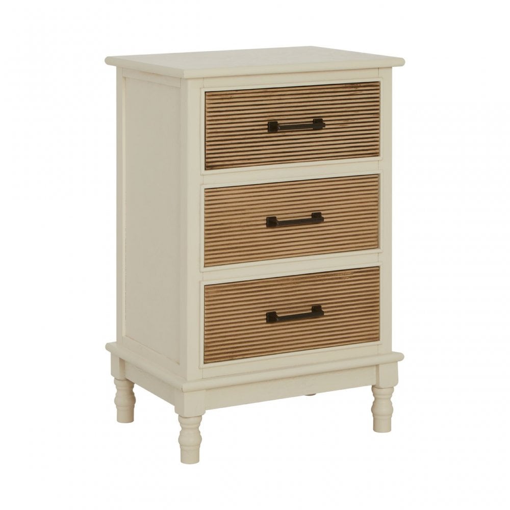 Legacy 3 Drawer Chest White