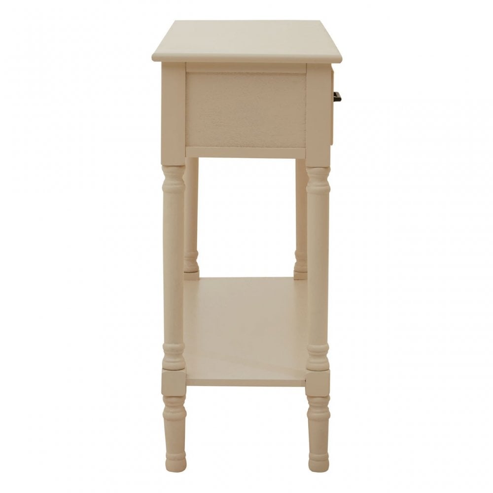 Legacy 2 Drawers Pearl White Console Table White