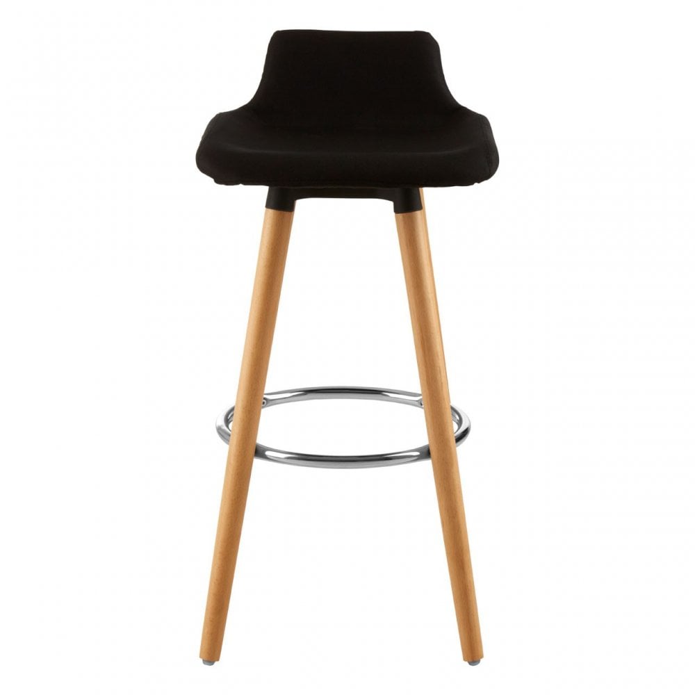 Stockholm Black Bar Stool Black