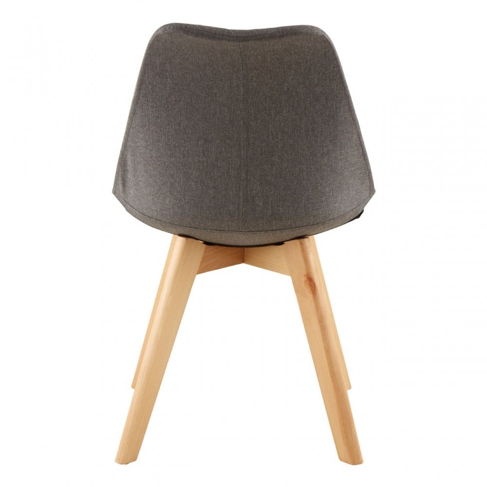 Stockholm Grey Diamond Pattern Dining Chair Grey