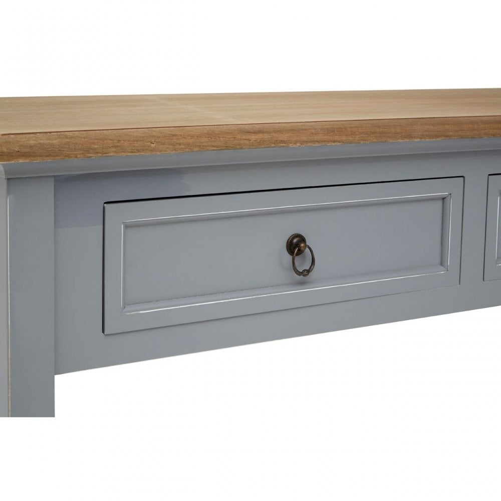 Henley Antique Grey Console Table Grey