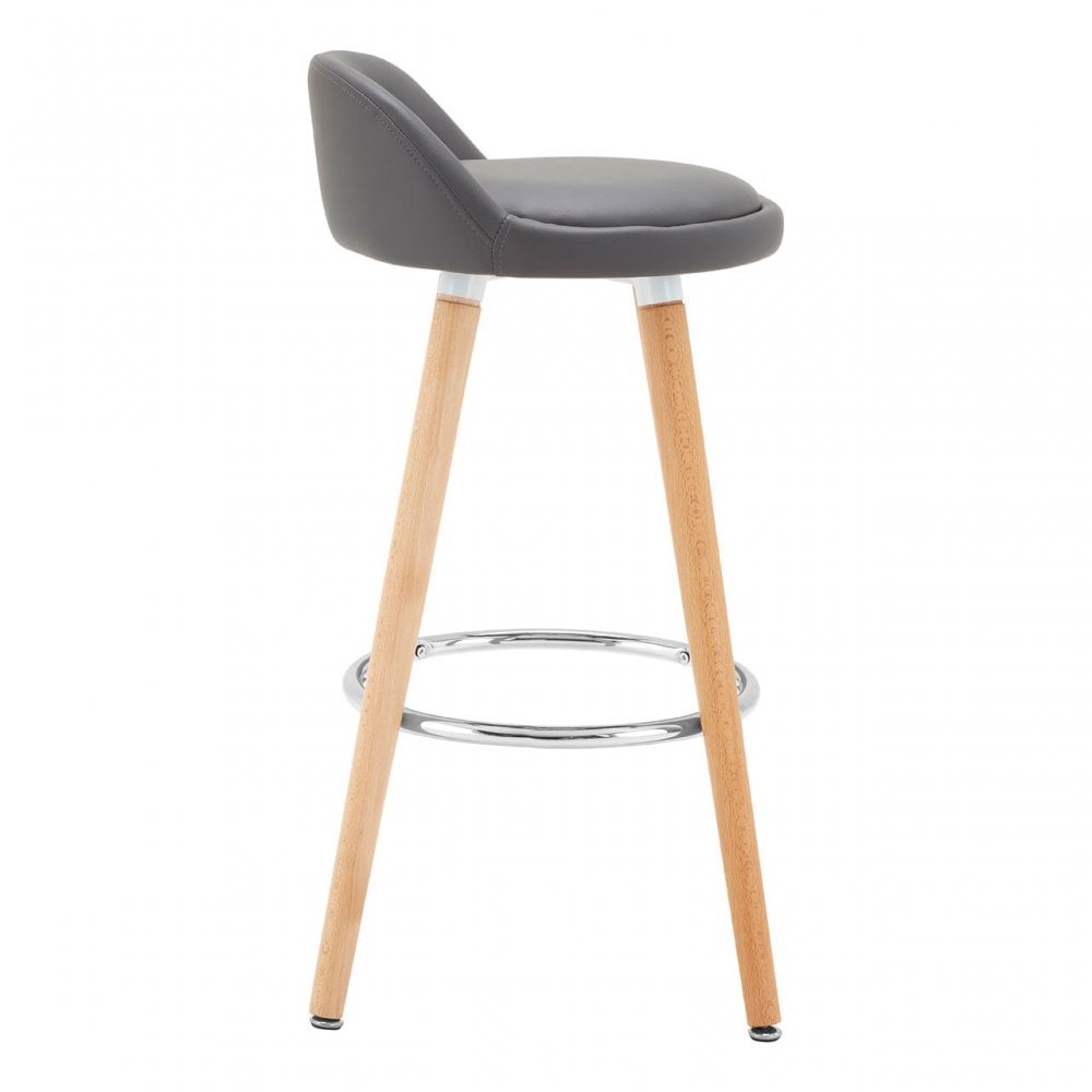 Normann Grey Bar Stool Grey