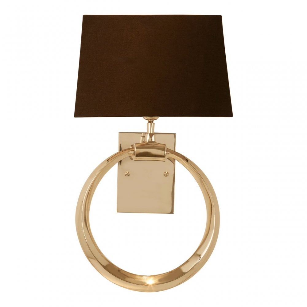 Dankel Wall Light With Ring Base Silver