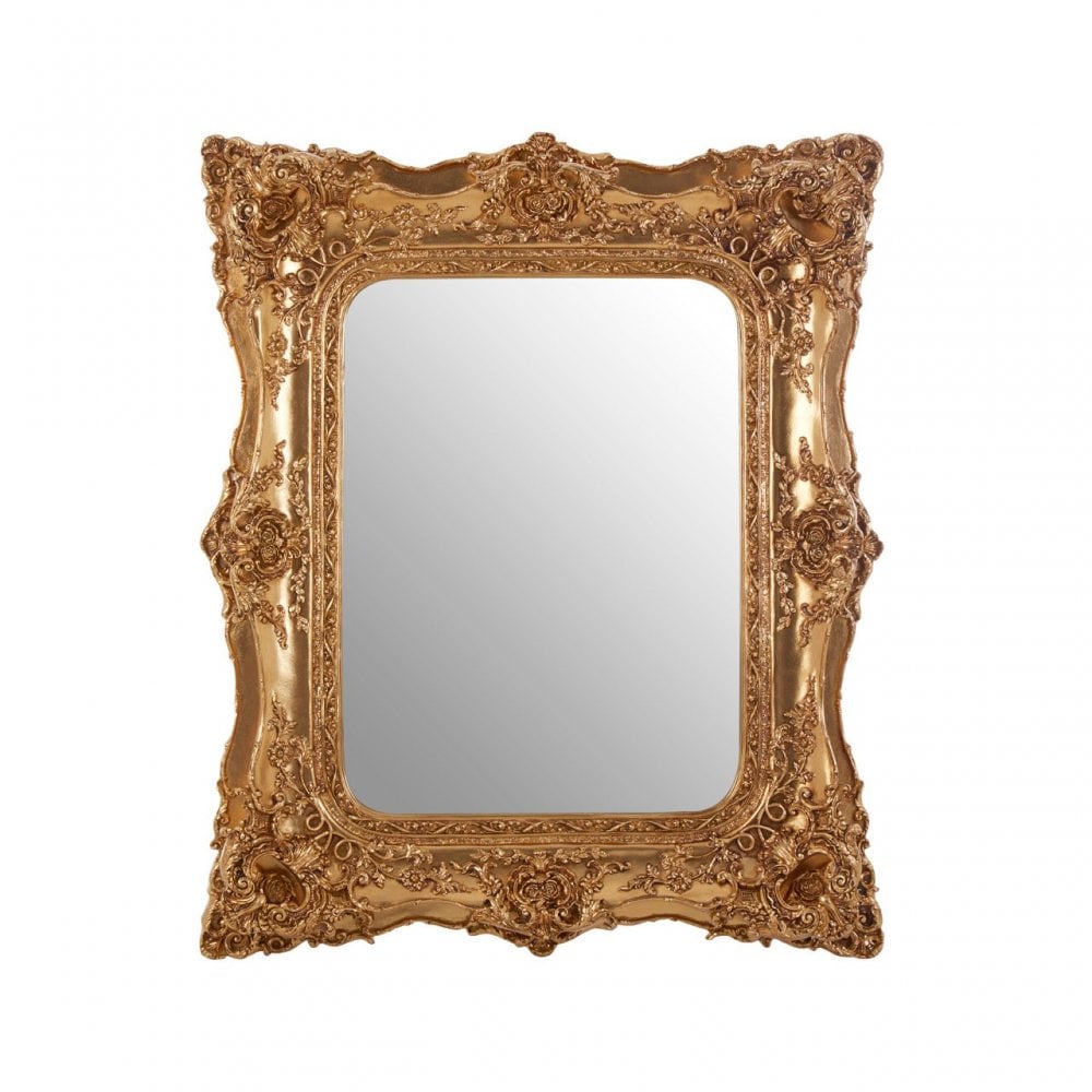 LaMon LaMon Marseille Gold Bevelled Edge Wall Mirror Gold