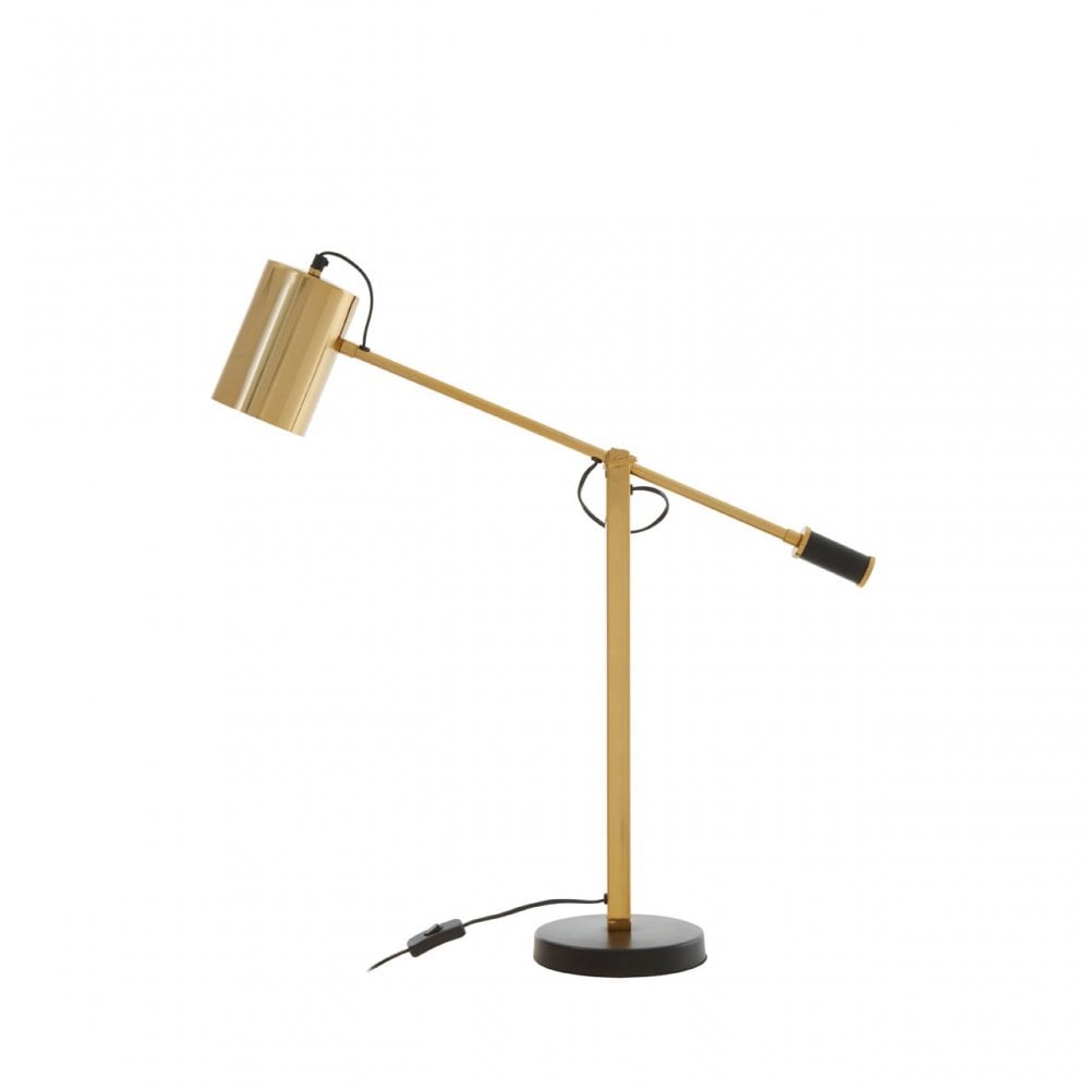 Mano Black andAmp; Gold Table Lamp Black