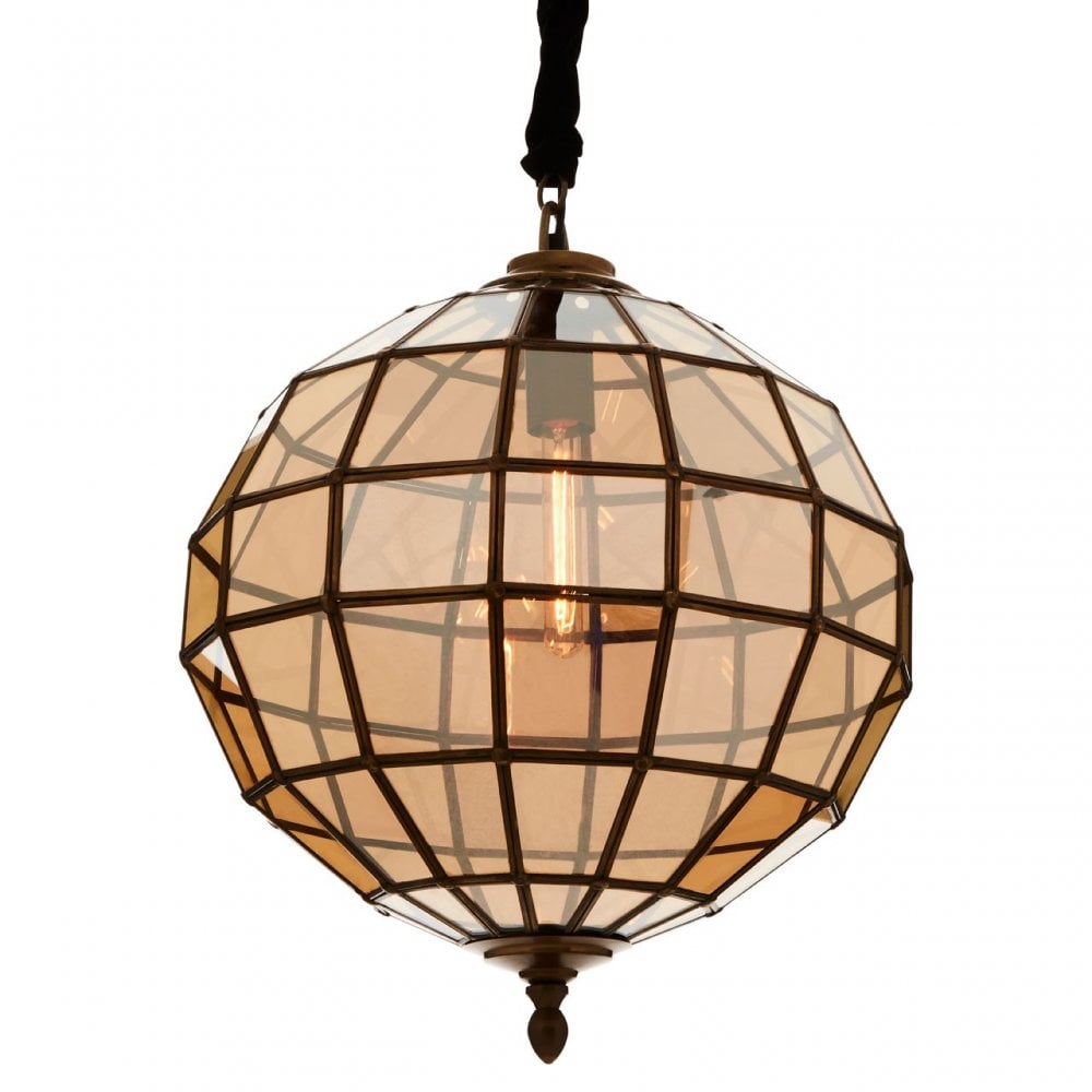 Calida Large Pendant Light Brass