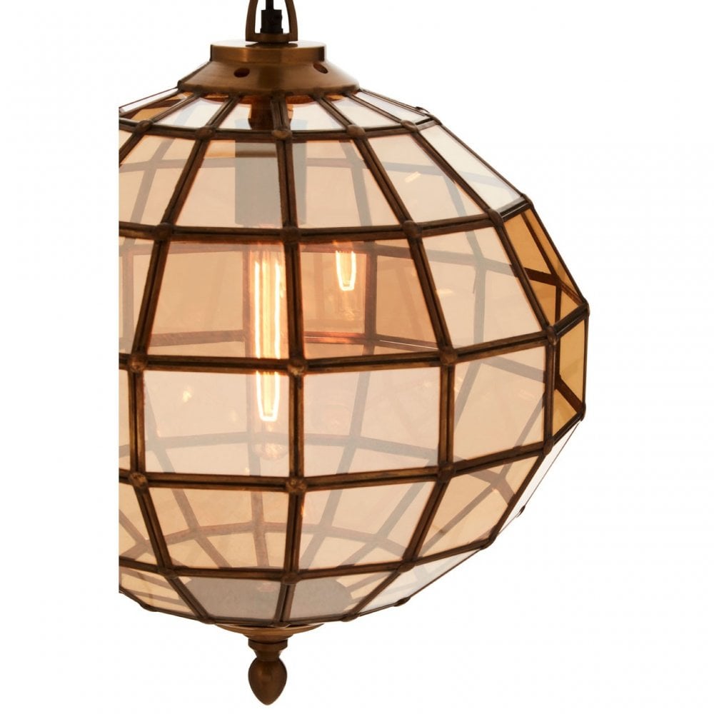 Calida Large Pendant Light Brass