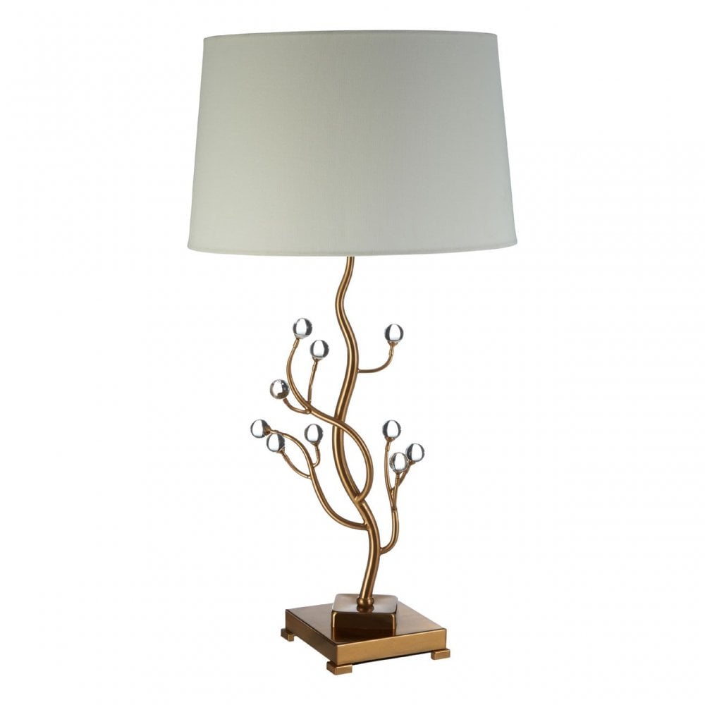 Zeva Table Lamp with EU Plug Gold