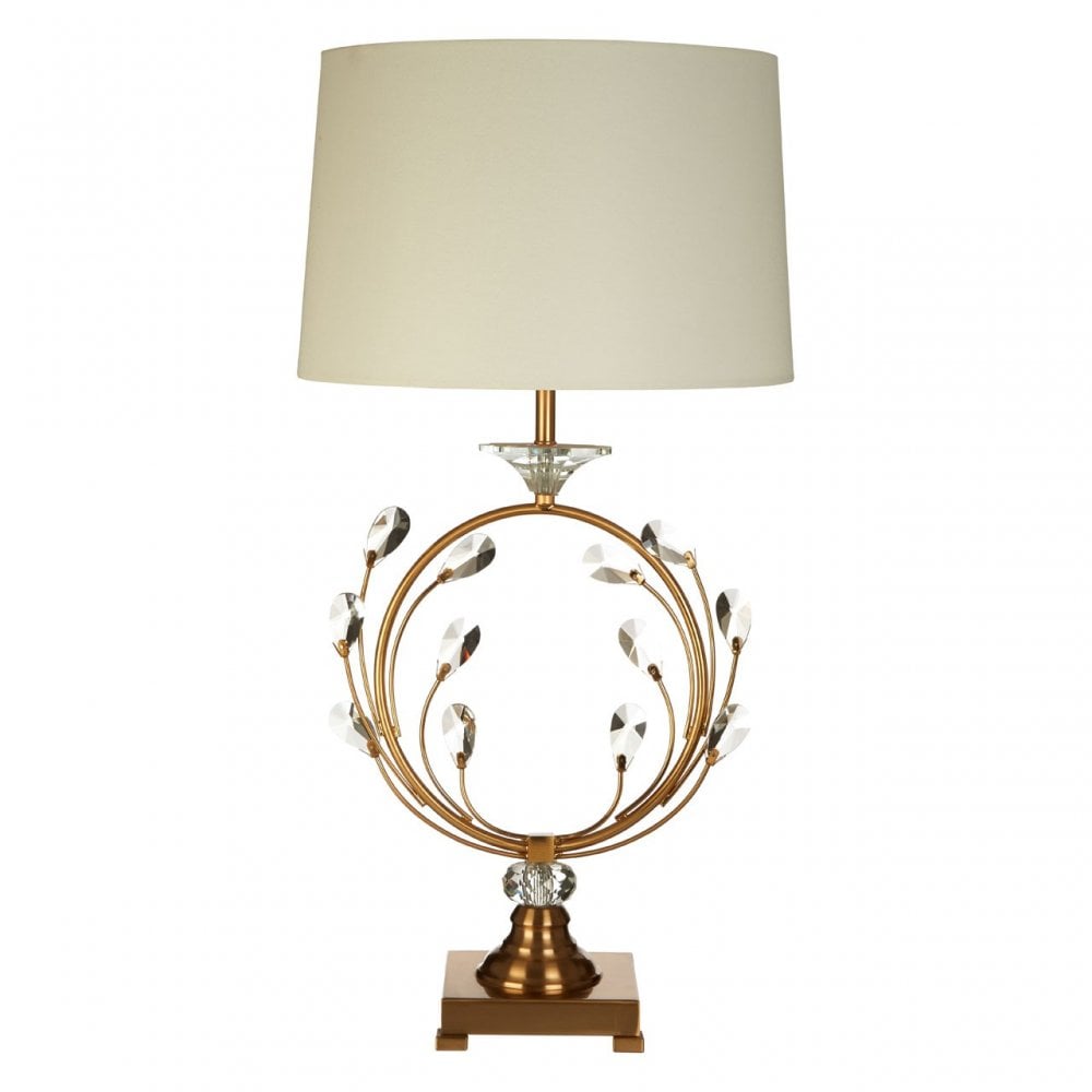 Zahra Table Lamp with EU Plug Gold