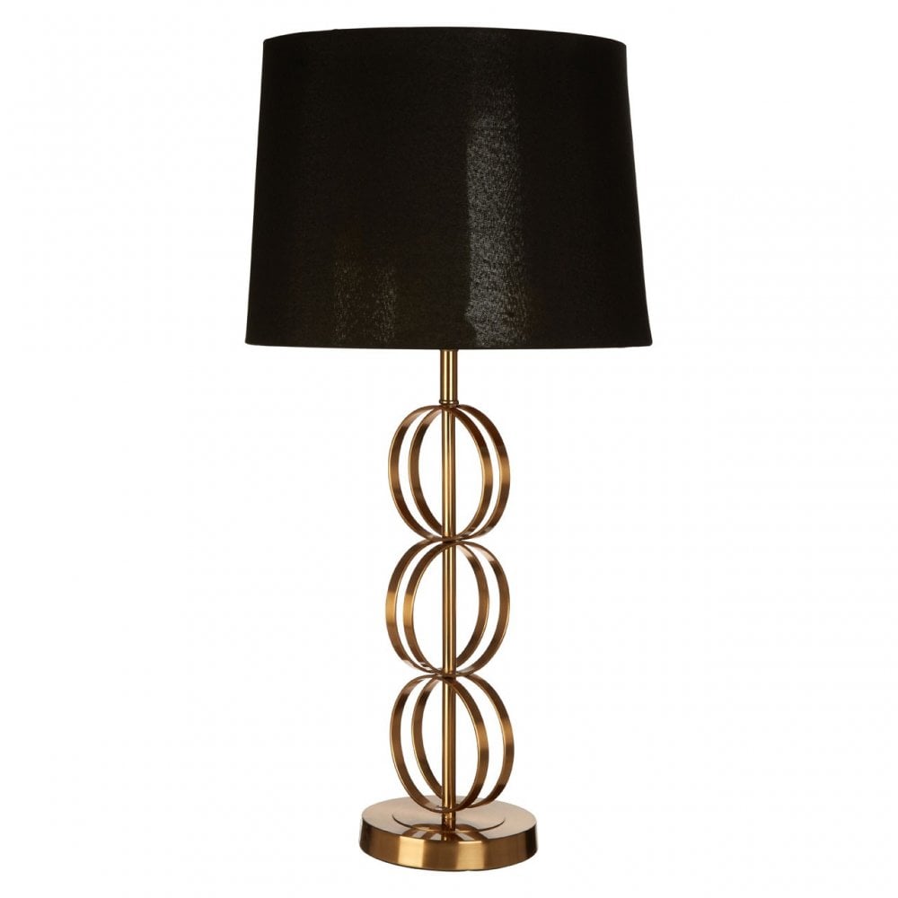 Zeta Table Lamp with EU Plug Gold