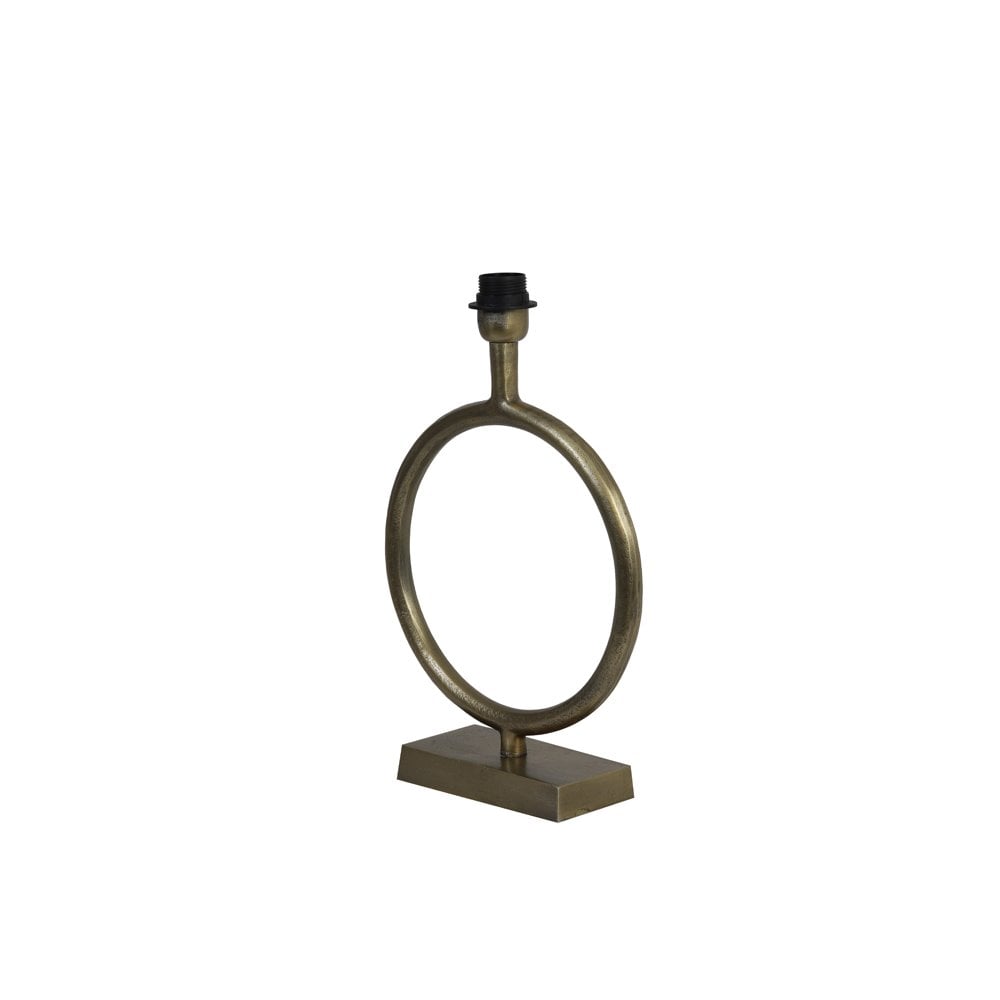 Lamp Base 30x12.5x42cm Liva Raw Antique Bronze