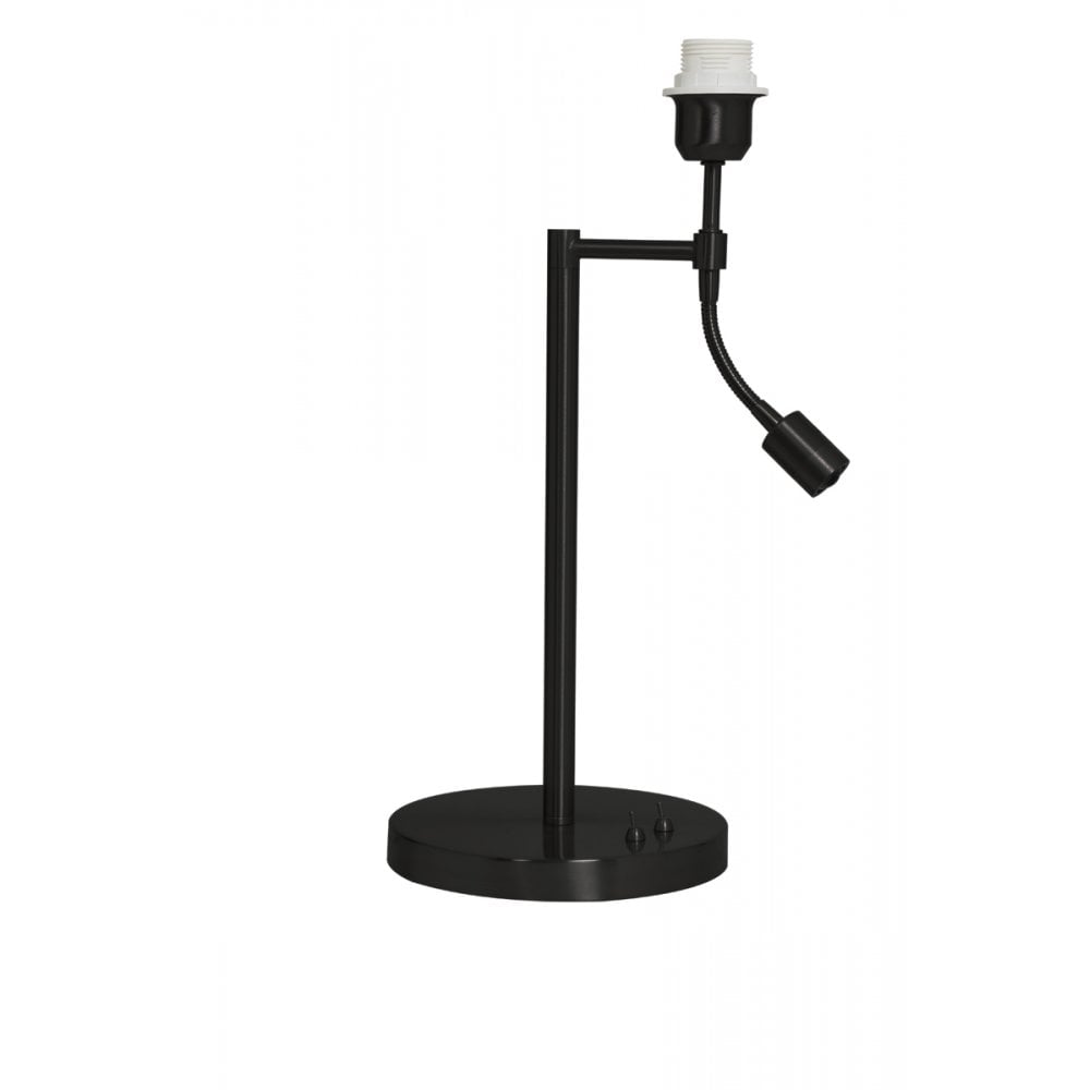 Lamp Base 20x46cm Calgary Matted Black With Led